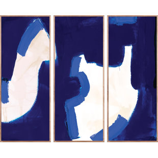 ZBC House Art " Majorca Triptych " by ZBC House Art 3 - Pieces Painting Print