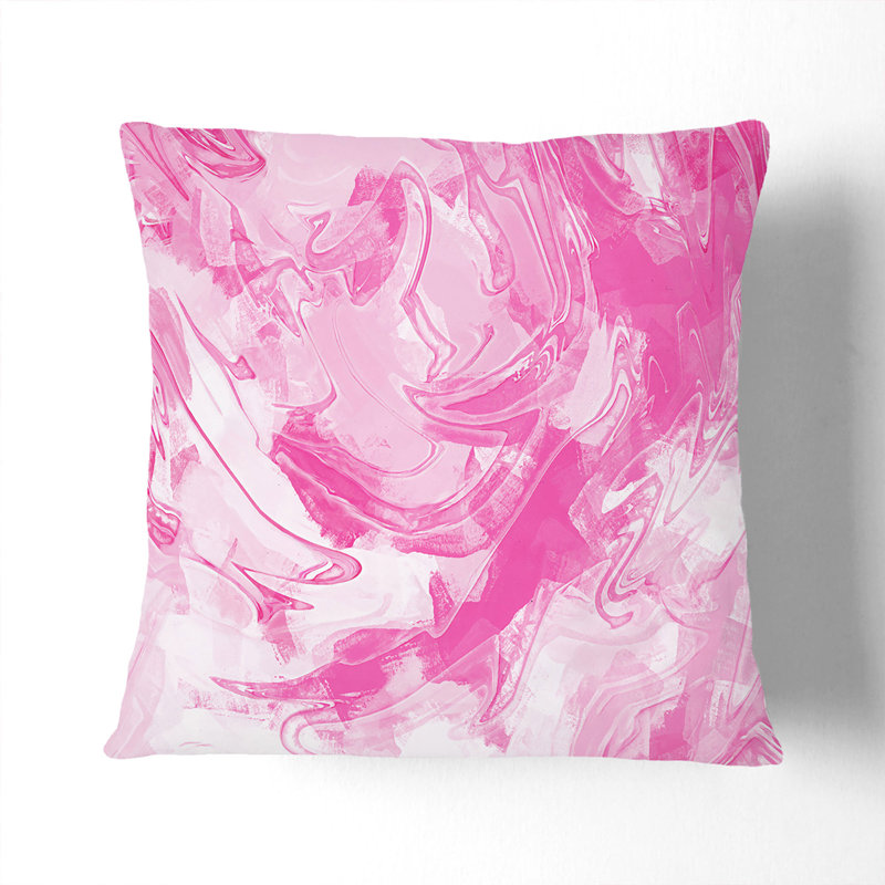 Abstract Square Throw Cushion, Stone, 55cm H x 55cm W x 20cm D