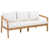Beige Cushion/Natural Frame selected