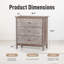 3 - Drawer Rectangle Accent Chest
