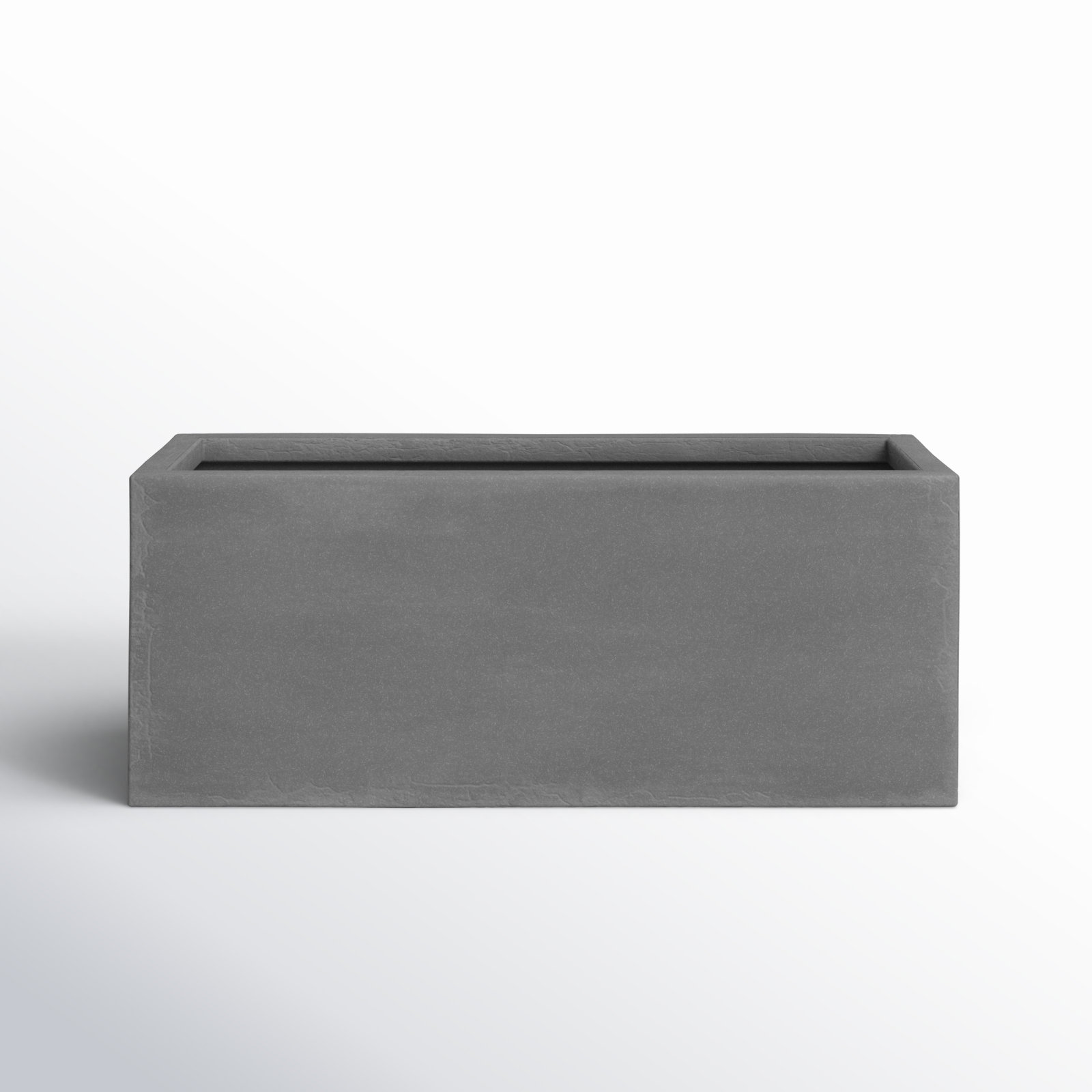 Connoisseur Handmade Planter Box, Grey, 8" H x 20" W x 8" D