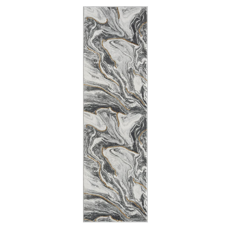 Hayston Abstract Indoor Rug, Runner 2' x 7'