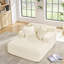 Chaise longue rembourrée en mousse Corduroy-570702641