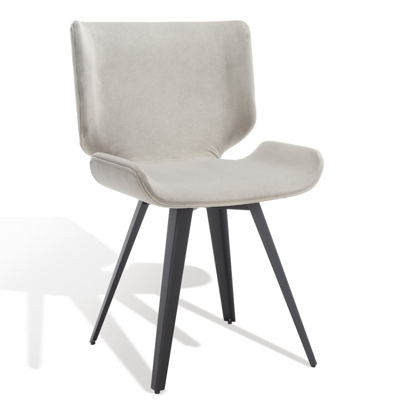 Matty 18.5'' H Leather Upholstered Pine Armchair, Gray