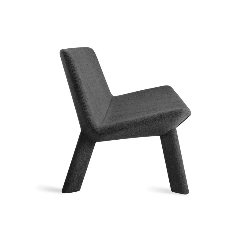 Neat Upholstered Dining Bench, Vesper Charcoal
