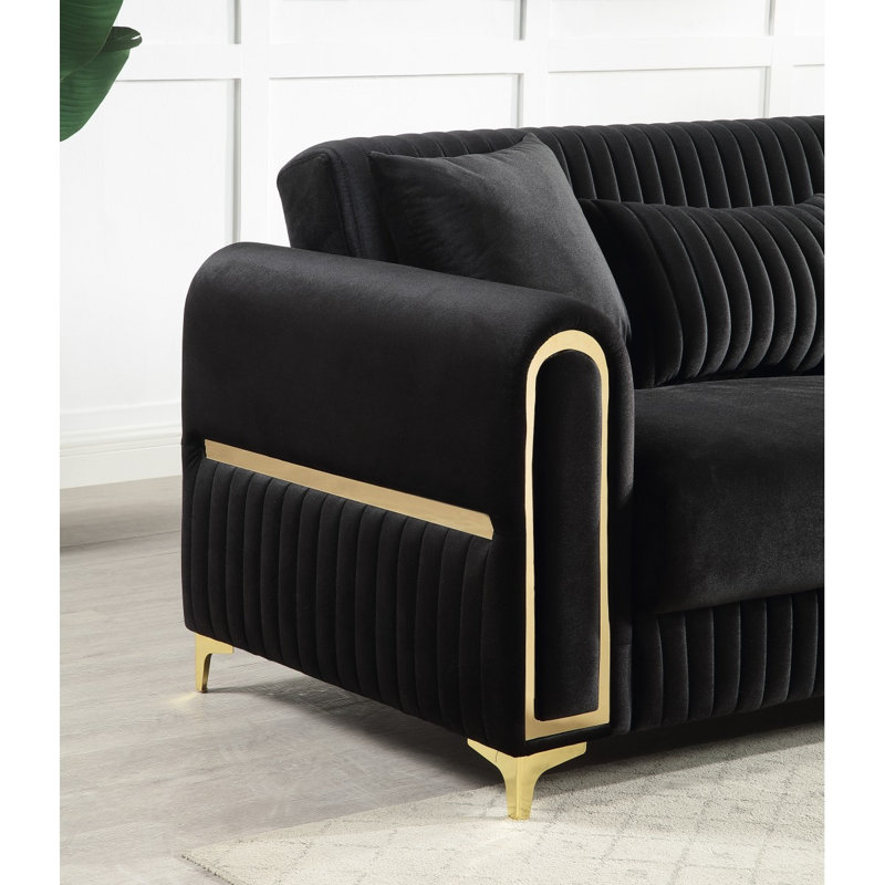 Canapé Ruby Modern, Black