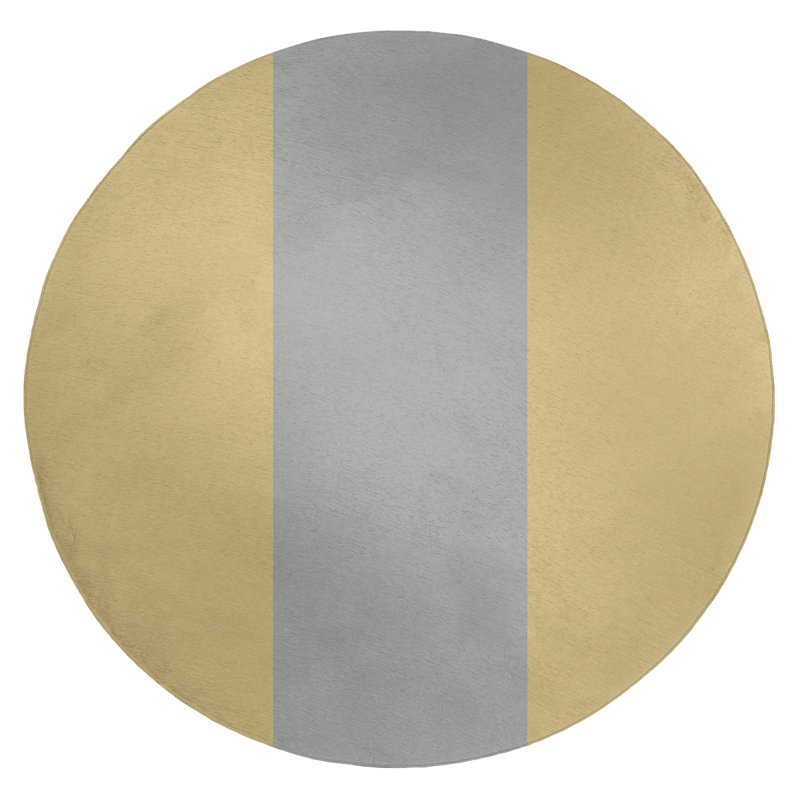 Chenille Indoor Rug, Round 5'