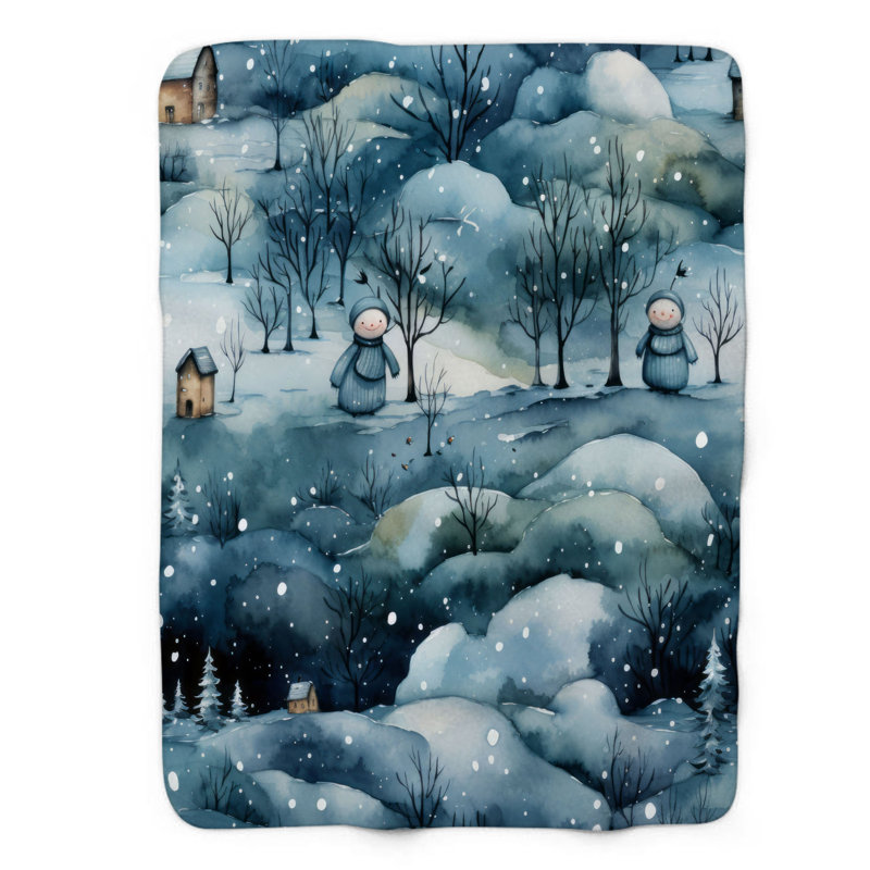 Winter Haven - 1 Piece Premium Blanket, 50" W x 60" L