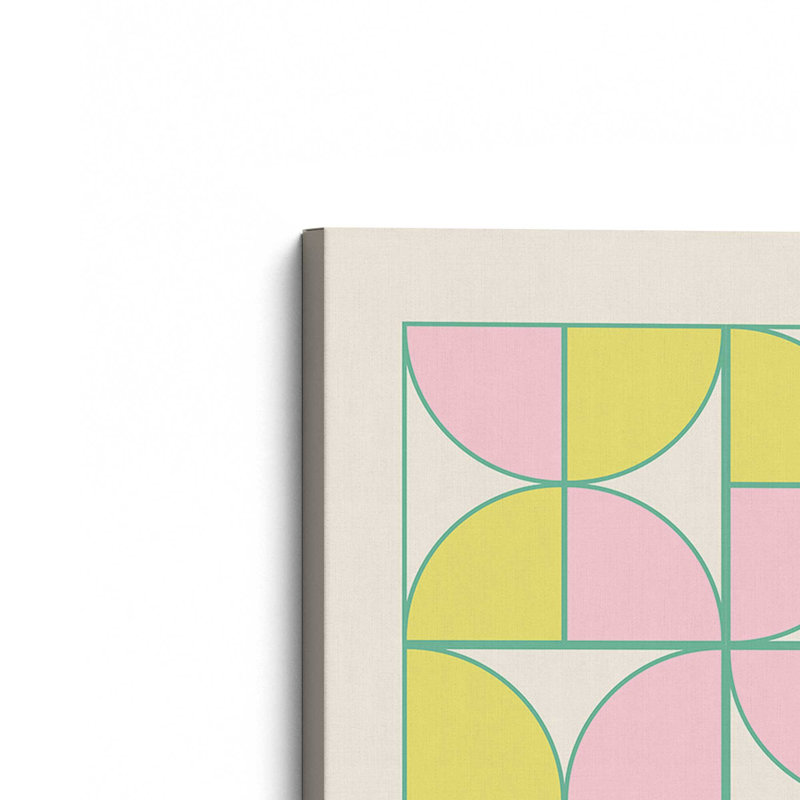 «Bauhaus Pastel Play», grande impression sur toile, H 54 po x l 36 po