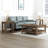 Weddel Basilico Modern Farmhouse 3 Piece Living Room Table Set-497419158