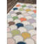 Tapis beige / gris en laine tissé à plat à la main Topanga-37893476