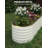 2 Pcs Raised Garden Beds Outdoor Galvanized Steel Planter Box for Vegetables Flowers - Beige 8x2x1.5 FT-1267300988-1267300985