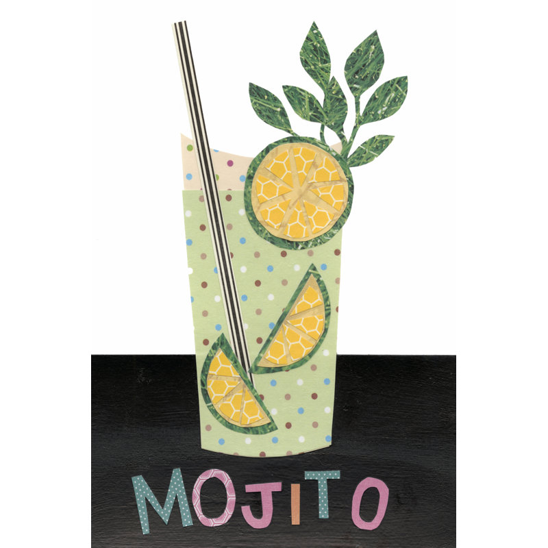Mix Me A Drink I by Regina Moore - Wrapped Canvas Painting, 76cm H x 51cm W