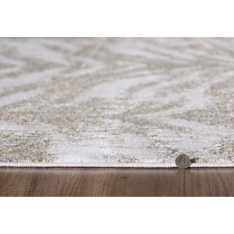 Tapis gris Nuneaton, Rectangle 9 pi 10 po x 13 pi 2 po