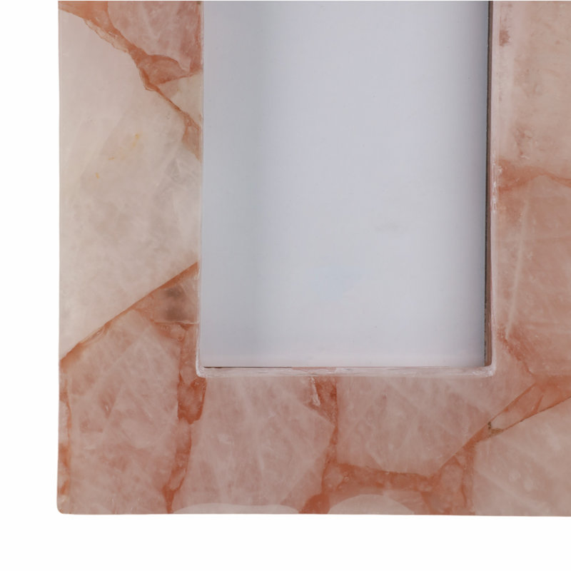 Cadre photo Elloise Edina Quartz, Rose, 4 po x 6 po