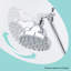 Bras d'extension de pomme de douche 10 "-63383095