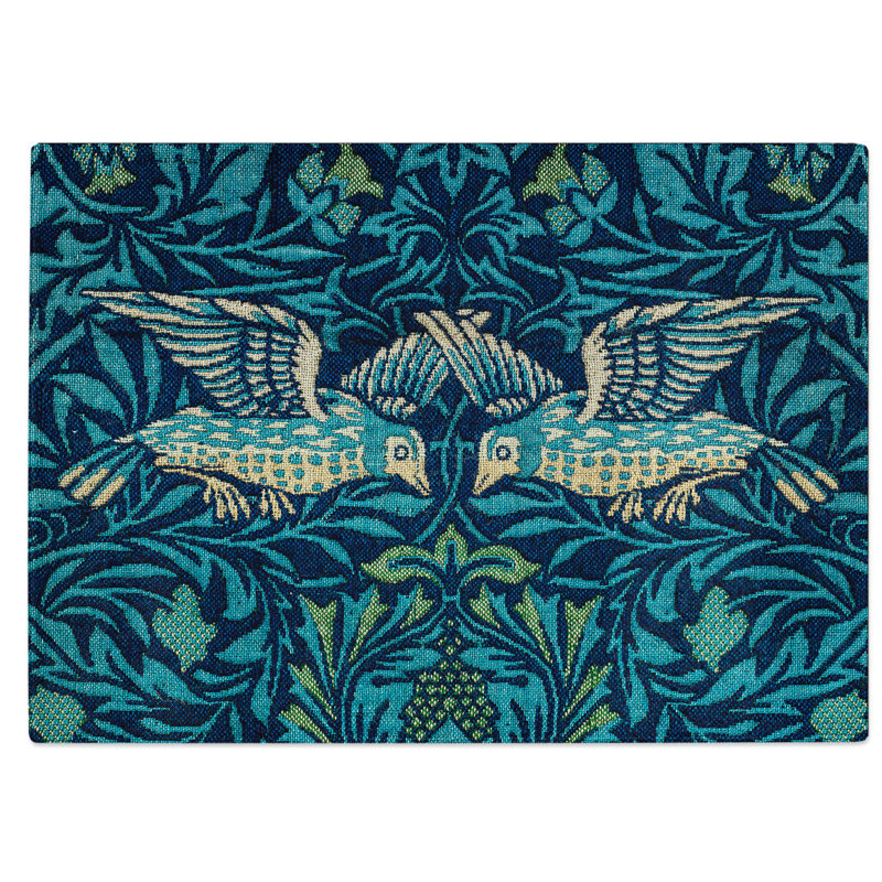 Tempered Glass Birds and Flowers Chopping Board, 39 cm W x 28.5 cm L