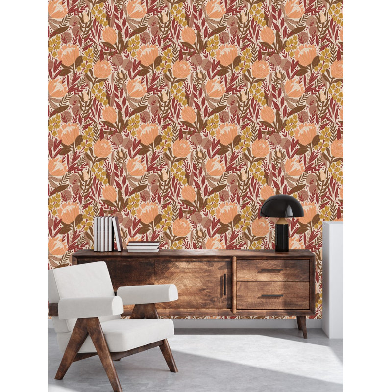 Panneau de papier peint, L 2,08 pi x L 10,42 pi