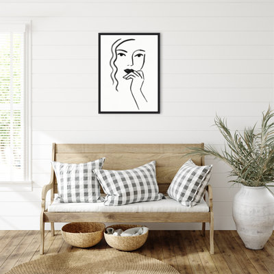 Athene II by Victoria Borges Framed Canvas Wall Art Print