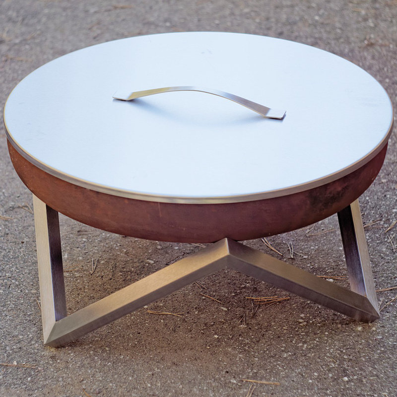 Housse pour foyer en acier inoxydable