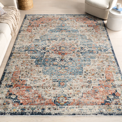 Deja Oriental Machine Woven Area Rug