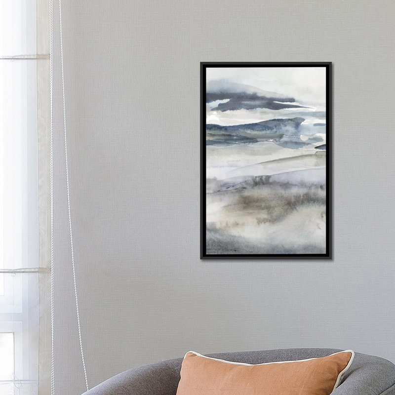 « neutral salage », reproduction sur toile, H 26 po x l 18 po x P 1,5 po, Toile avec cadre noir, Pas de tapis