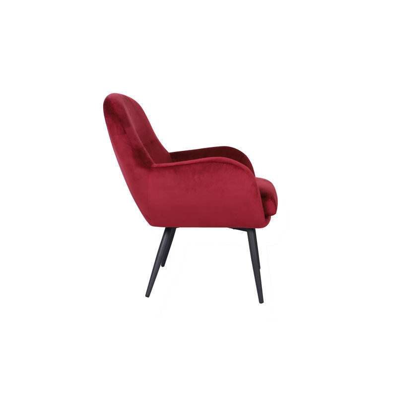 Upholstered Side Chair, Claret