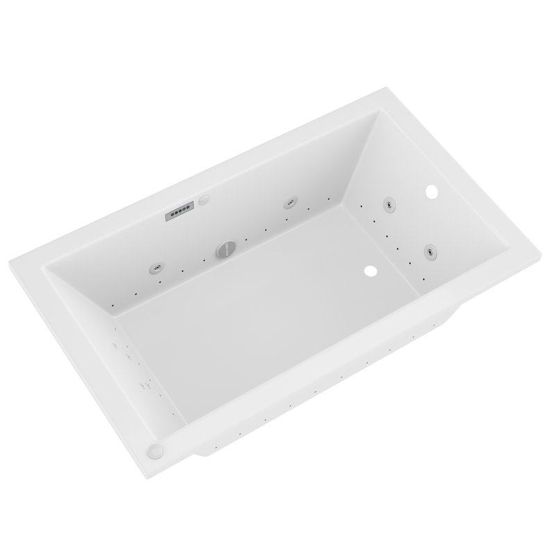 Guadeloupe 66'' x 32'' Acrylic Bathtub, Right