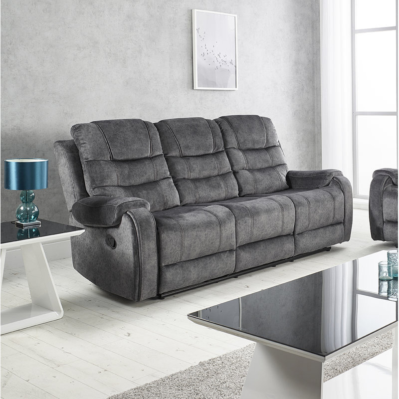 Axania Upholstered Reclining Sofa, 3