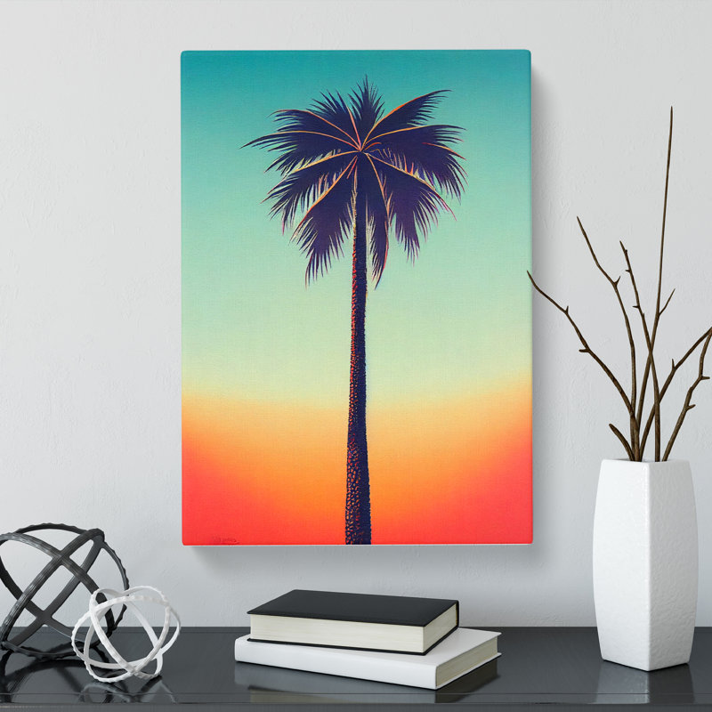 Palm Tree Vol.5 - Wrapped Canvas, 50cm H x 35cm W x 3cm D