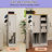 44.49" Slim AV Media Stand Game Console Stand, Media Storage Cabinet With 2 Built-In Drawers And 3 Hooks, Game Console Storage Cabinet For PS5 And Xbox-Antique White