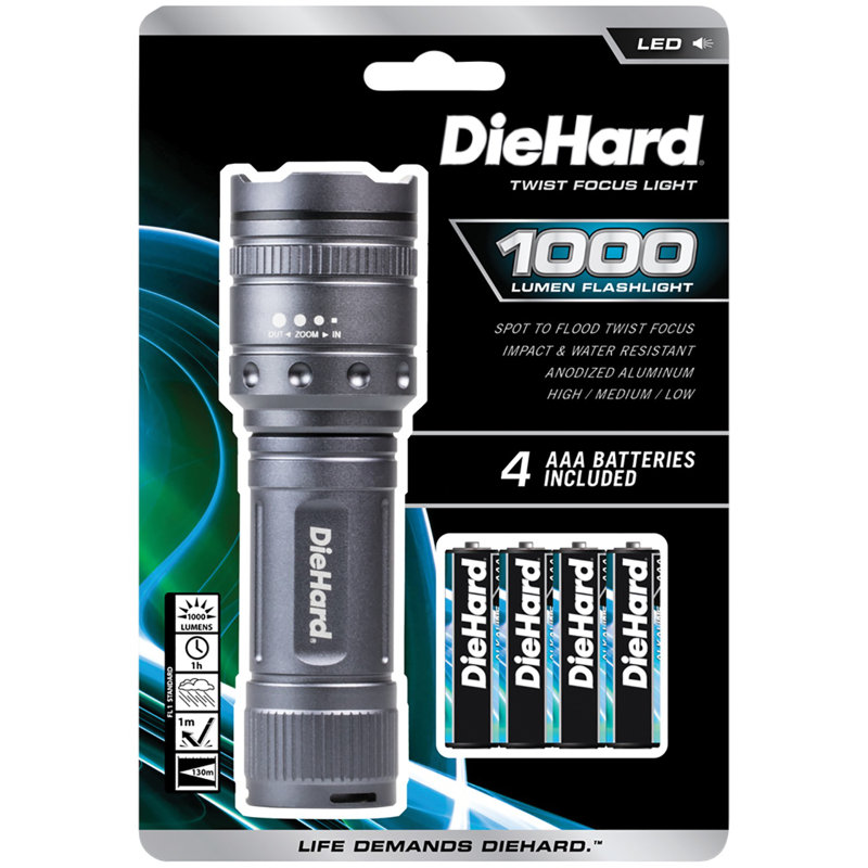 1.5'' Battery Powered Integrated LED Flashlight