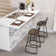 Stellan Swivel Stool with Metal Frame