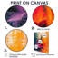 «Blossoming Tropical Flowers Collage», impression d'art floral abstrait-104687463-104687467