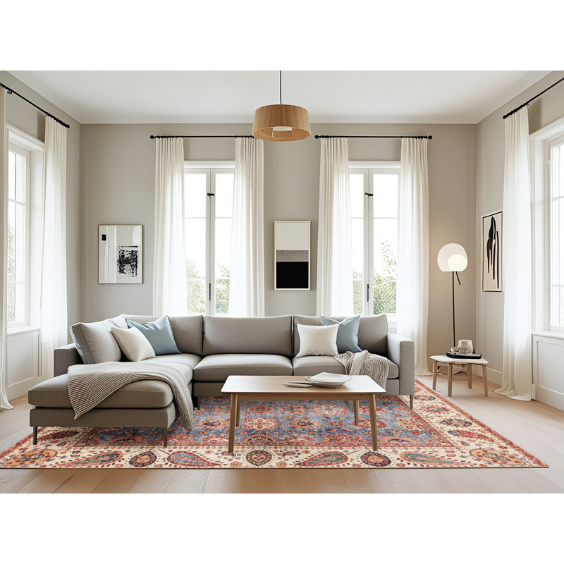 Abstract Indoor Rug, Rectangle 8' x 12'