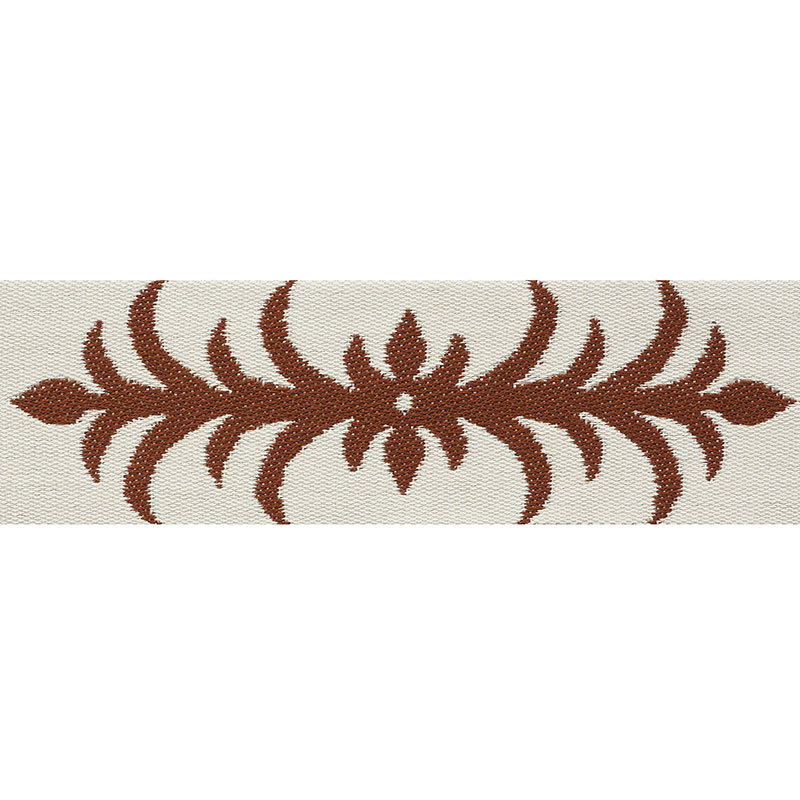 Schumacher x Celerie Kemble Acanthus Tape, Nutmeg