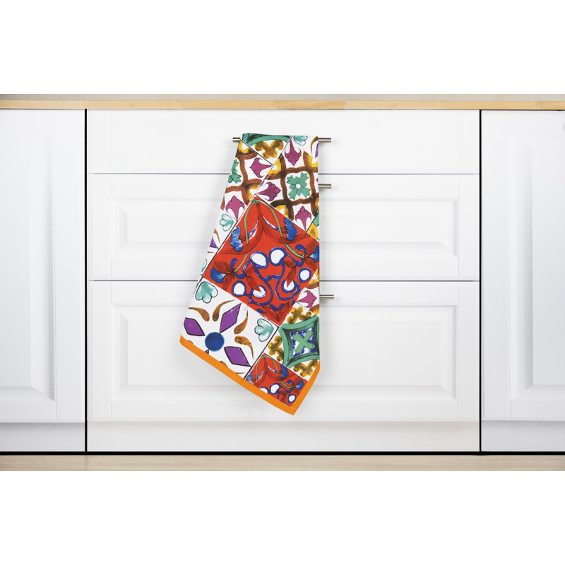Lisbona Cotton Accent Kitchen Towel