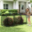 Tunnel Crop Cage Plant Protection Tent W/ Zippered Doors 274 X 121 X 121 Cm-124975136