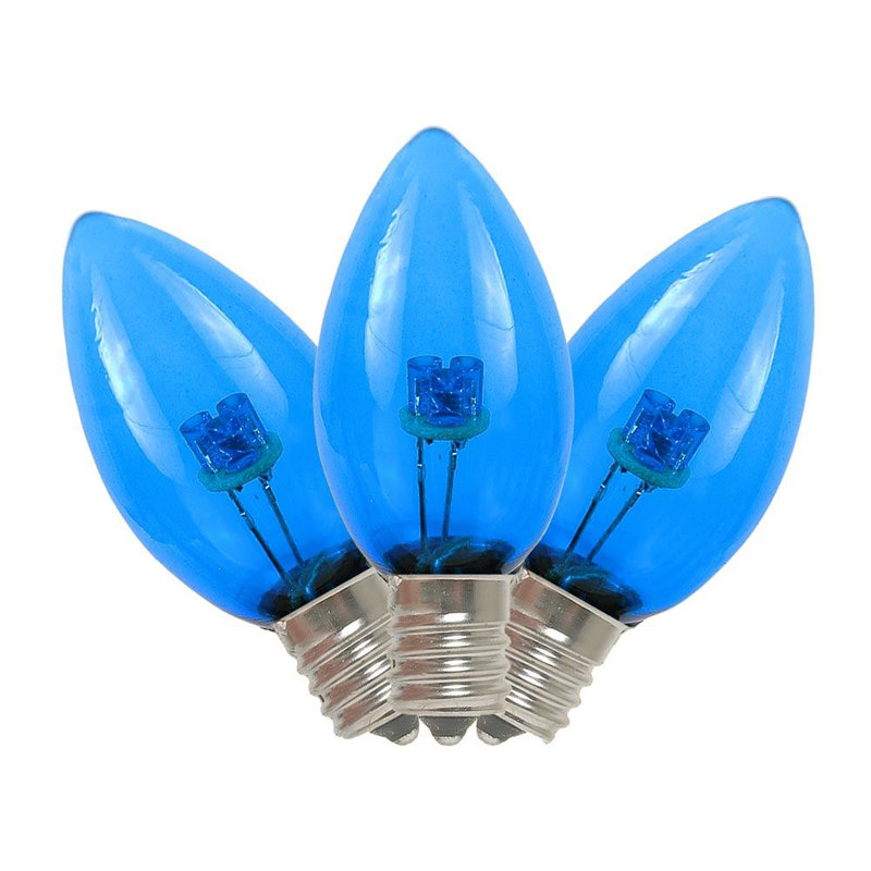 Ampoule led en verre del c7, Bleu