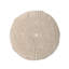 Pouf rond en coton Bordeaux, beige-1730134604