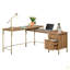 Bureau en L idéal pour le bureau ou le bureau dans la chambre à coucher ou le salon