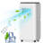 8,000 BTU Portable Air Conditioners, Portable AC with Quiet Cooling, 24H Timer, Remote Control, Air Conditioner for Bedroom, Office, Dorm and Apartment, Cools up to 350 Sq.Ft