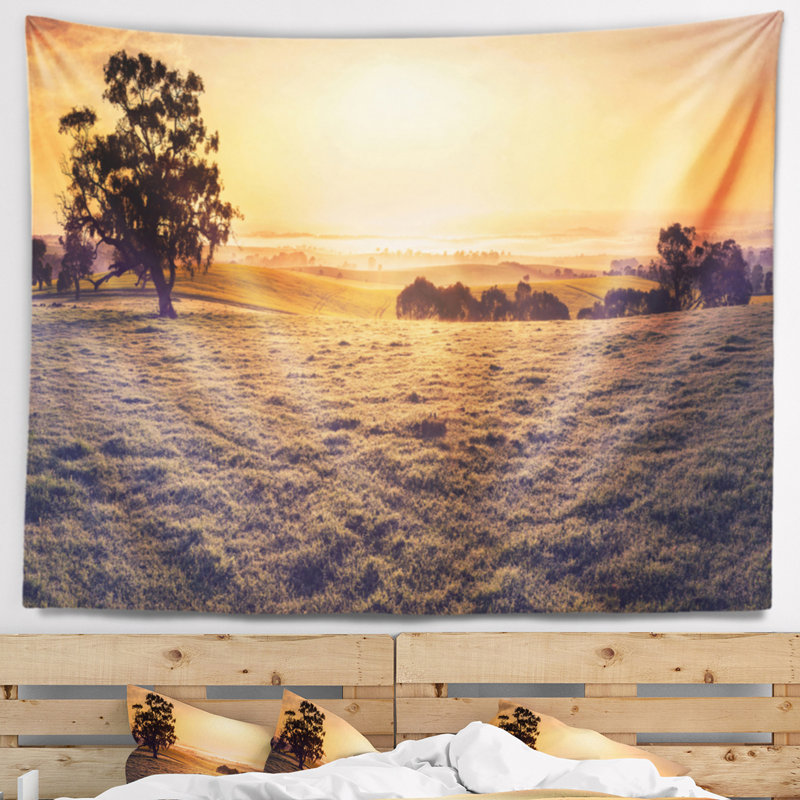 Tapisserie panorama en polyester de rêves avec accessoires suspendus inclus, H 32 po x l 39 po