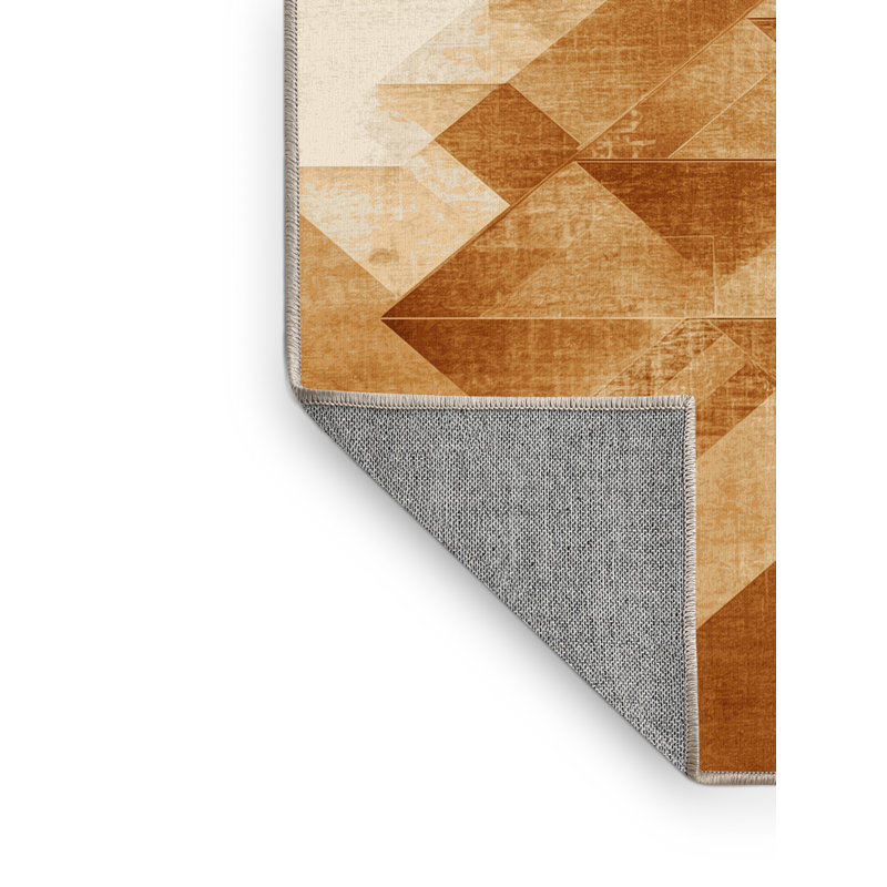 Tapis beige lavable à la machine Pavni, 4 x 6