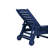 Lounge Chair Outdoor With Wood Texture, Oversized Chaise Lounge Chair With 5 Positions,HDPE,Patio Lounge Chair With Wheels & Cup Holder For Pool, Deck, Poolside,Navy Blue-1298034543