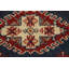 Tapis oriental fait à la main bleu Viss 6 x 9