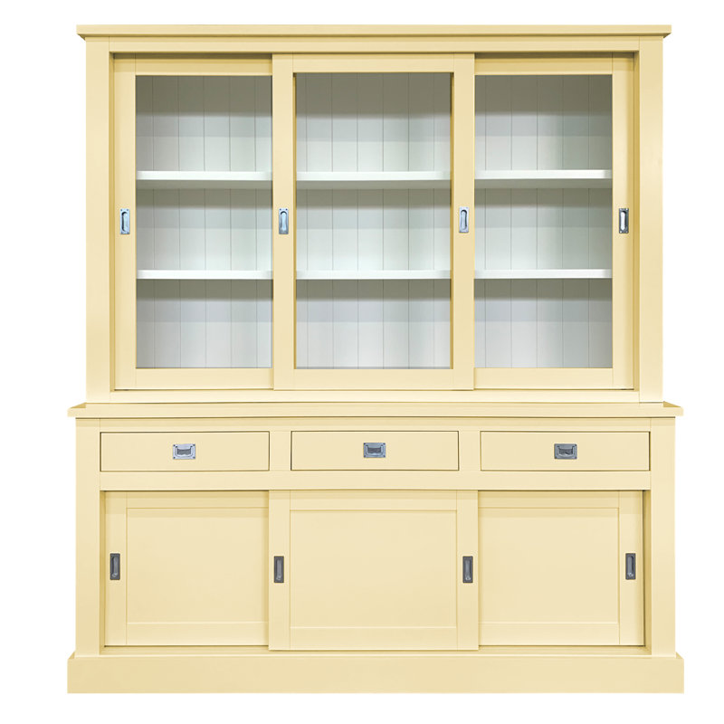 Lemire Display Cabinet, Light Ivory
