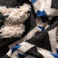 Tapis noir en laine noué à la main Bedfo-2005013060