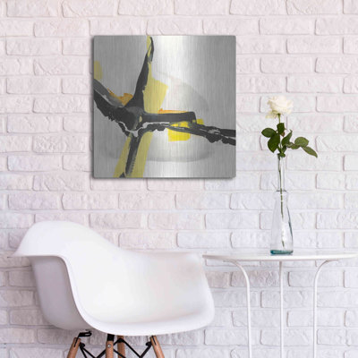 Ivy Bronx «Creamy Yellow I» par Chris Paschke, art mural en métal