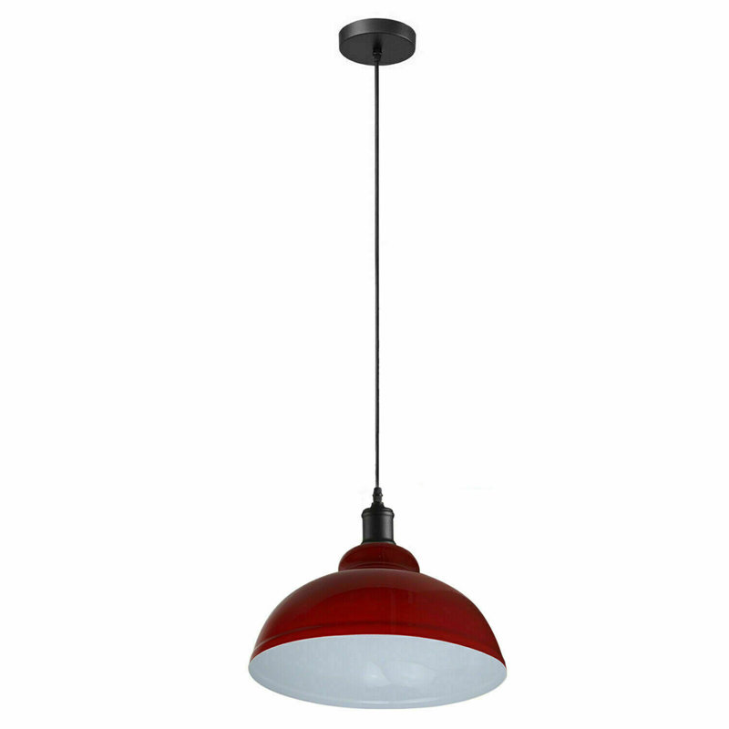 Reich 1 - Light Dome Pendant, 116cm H x 29cm W x 29cm D, Gloss Red